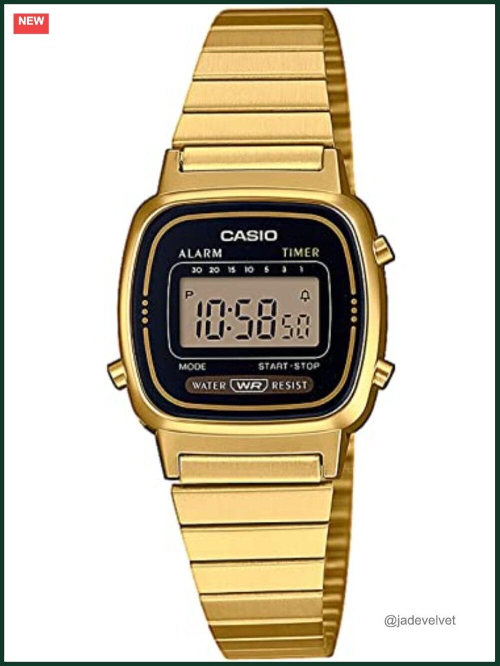 Casio Digital Watch with Stopwatch Timer Alarm and World Time - Unisex